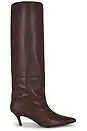 RAYE Liri Boot in Chocolate. - size 6 | Revolve Clothing (Global)