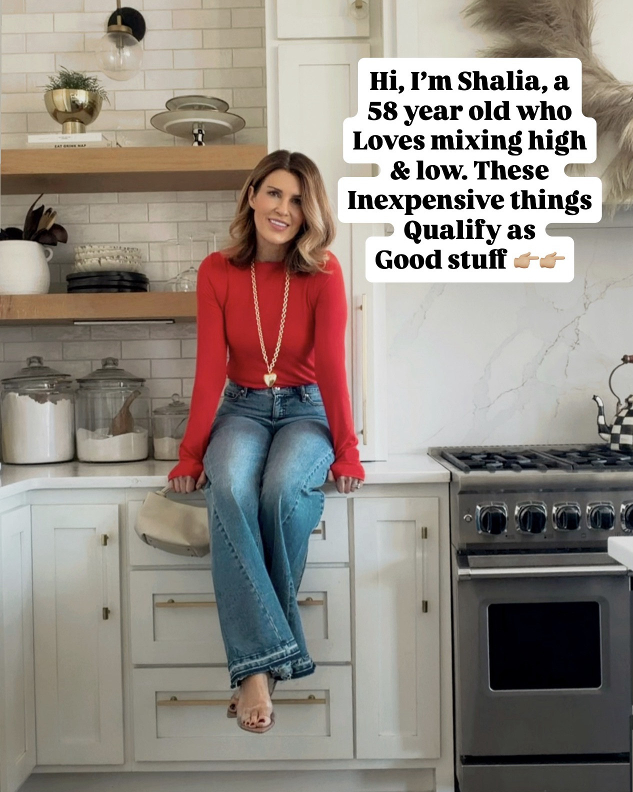 I love mixing high and low, and especially love finding a quality look for less! These things truly amaze me and qualify as good stuff:
In active wear, I size up to a medium
In the jeans, I’m wearing my true size: 4 regular (I’m 5’6)
In the sandals, I’m between a 7.5 and 8 and sized up to an 8!
The satchel bag is so cute and comes with a strap
The rigged long sleeve tees run small. Size up. I’m on a medium 

#LTKHome #LTKActive #LTKOver40