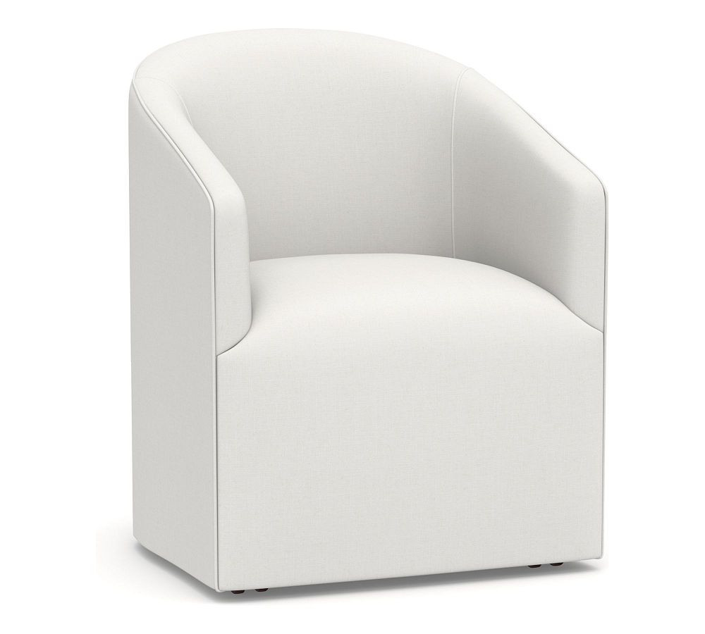 Baldwin Upholstered Barrel Back Dining Chair | Pottery Barn (US)