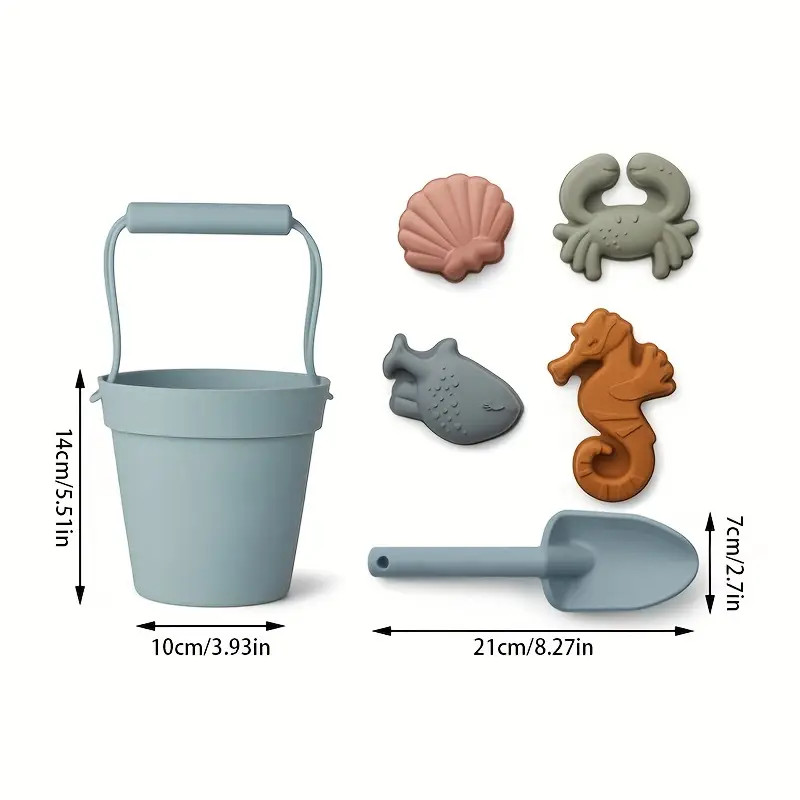Food Grade Silicone Beach Toy Bucket Shovel Sand Mold - Temu | Temu Affiliate Program