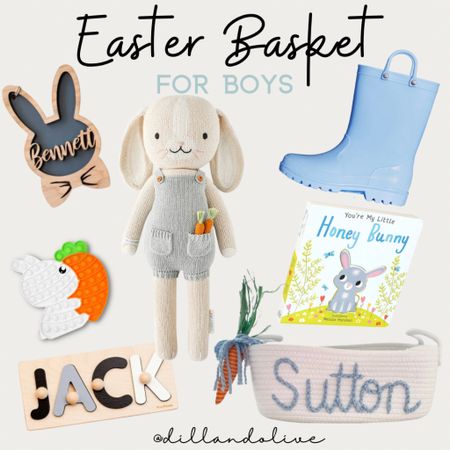 Easter Basket Ideas | Boy Easter Basket | Easter Gift | Baby Toddler Boy Easter | Personalized Gifts | Easter Basket Stuffers 

#LTKFind #LTKkids #LTKSeasonal