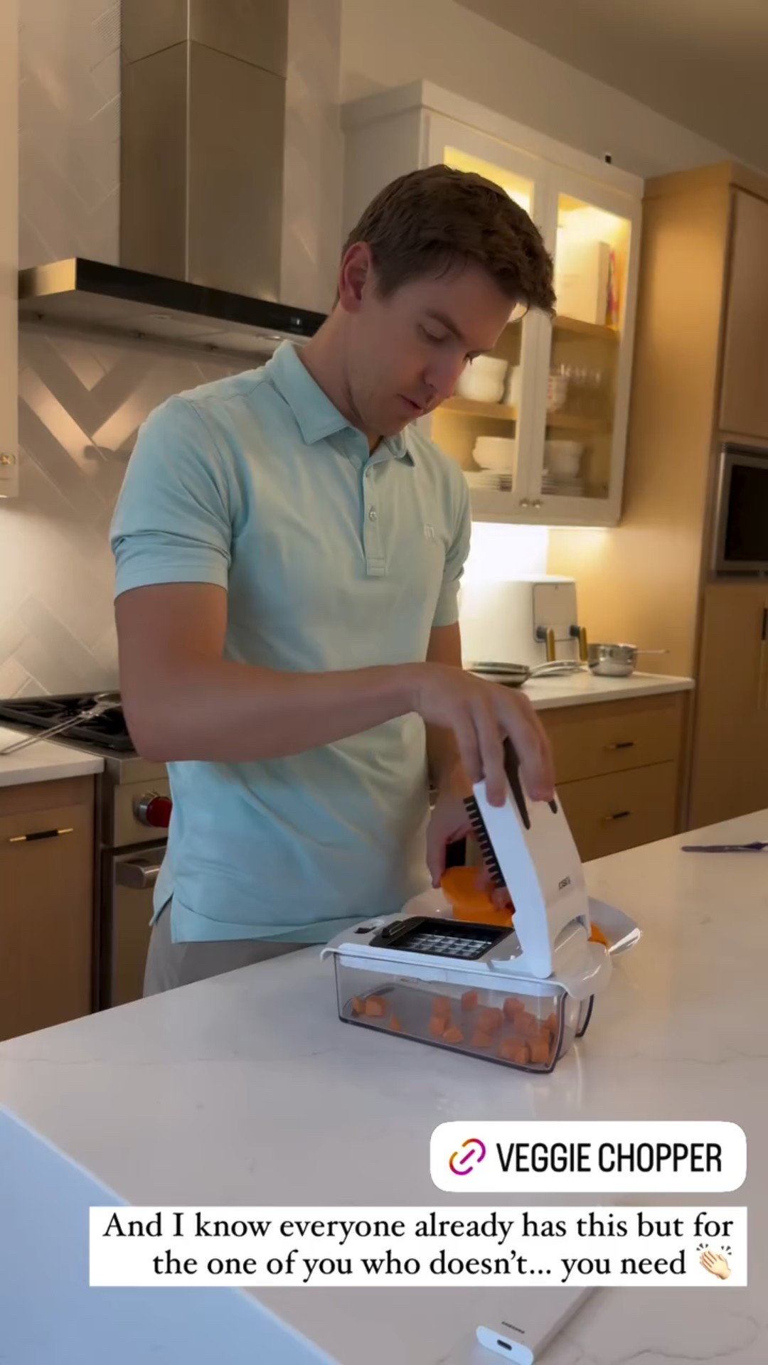 Another kitchen find that speeds up food prep so much is this veggie chopper! You could throw together a salad in minutes! 🥗😋

#LTKHome #LTKFamily