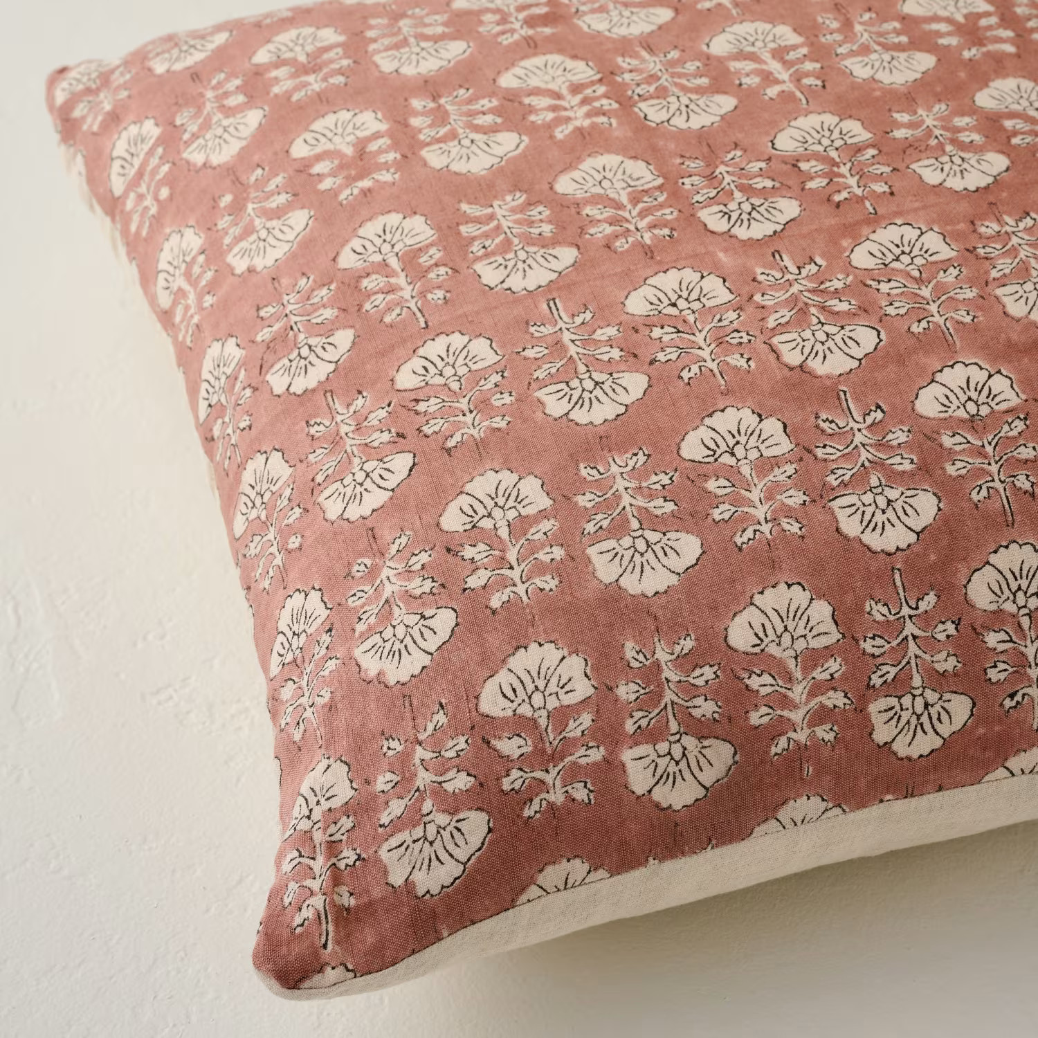 Flora Desert Clay Printed Pillow | Magnolia