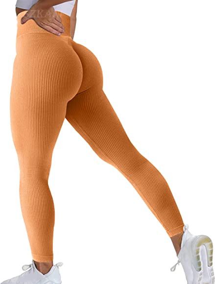 SZKANI Butt Lifting Leggings for Women Booty High Waisted Workout Yoga Pants Scrunch Butt Gym Sea... | Amazon (US)