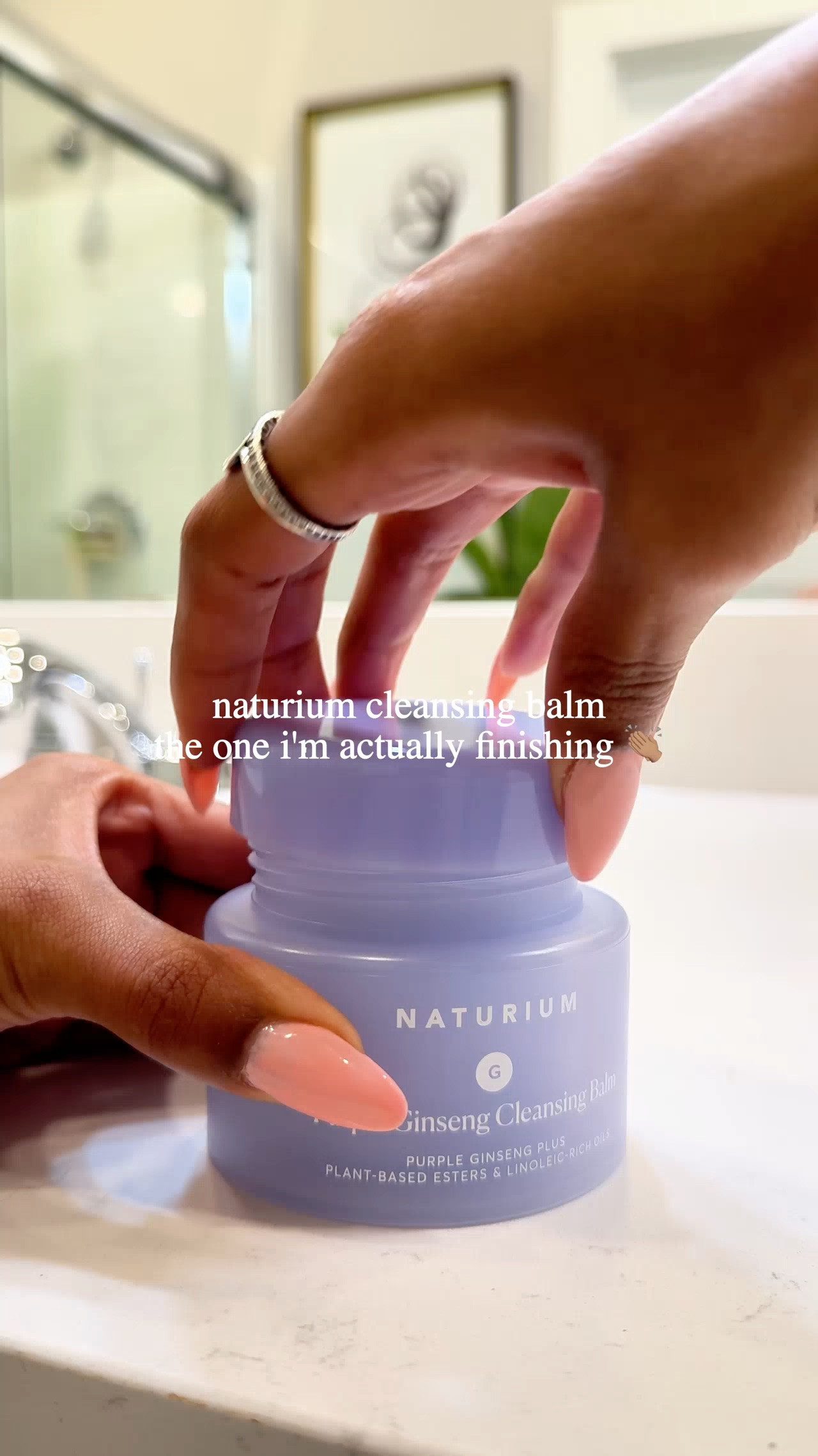 i’ve been using this @Naturium cleansing balm for some months now… and it’s actually almost gone.
it melts makeup, sunscreen, even that invisible layer of “i’m tired of today”.. and leaves your skin soft, not tight.
it’s rare i finish something this fast, but this balm? i’d restock it.
linked it below along with the rest of Naturium’s skincare lineup from @Target (all under $25 btw 👀)
#NaturiumPartner #ad #Naturium #NaturiumSkincare #TargetPartner #Target #LTKbeauty #LTKunder25 #loveartesia #houstoninfluencer 

 #LTKFindsUnder50 #LTKFindsUnder100 #LTKBeauty