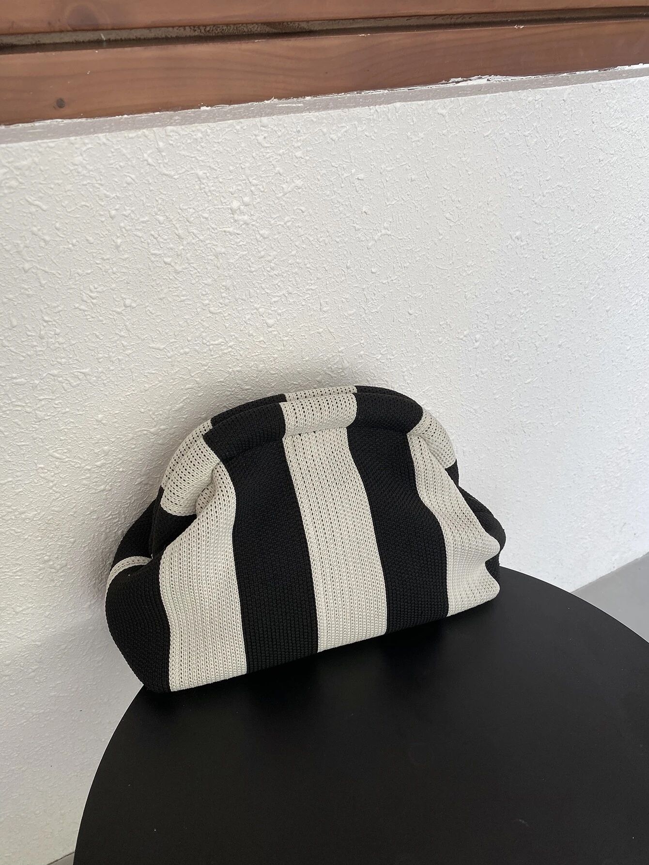 Striped Pattern Crochet Bag | SHEIN