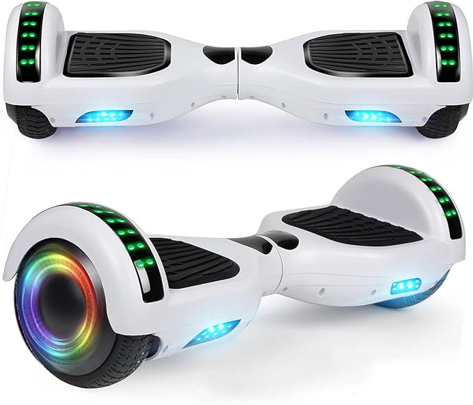 LIEAGLE Hoverboard, 6.5" Self Balancing Scooter Hover Board with Bluetooth Wheels LED Lights for ... | Amazon (US)