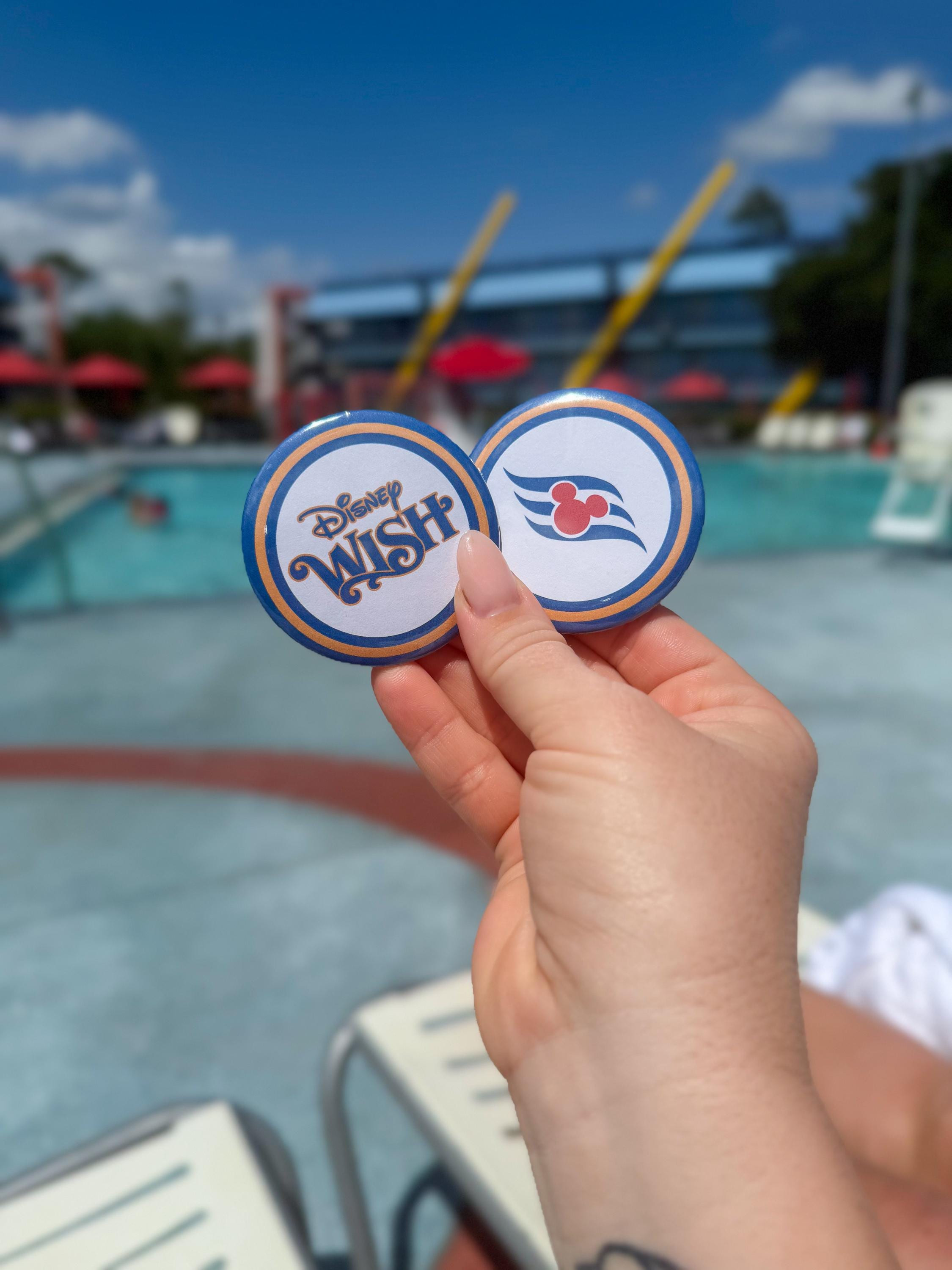 Disney Cruise Line Pinback Button | Disney Cruise Ship Pin | Cruise Vacation Accessory | Etsy (Global)