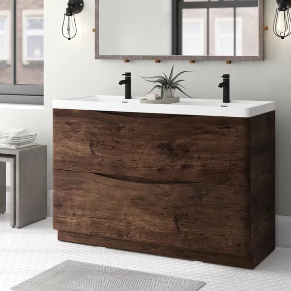 Corso 48" Double Bathroom Vanity Set | Wayfair North America