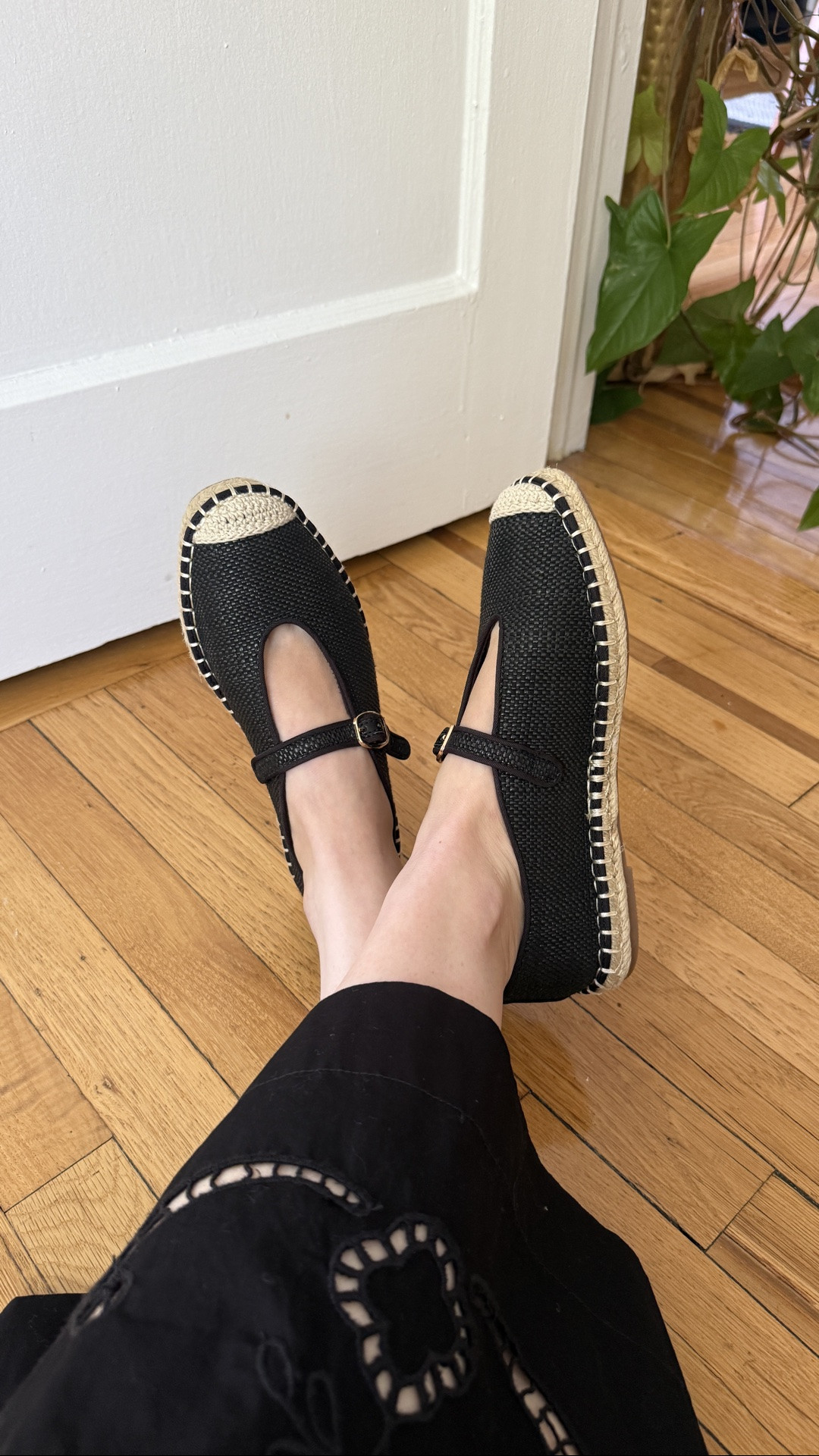Budget friendly espadrilles. Memory foam and adjustable straps. Wearing 8 (if between sizes, size down)