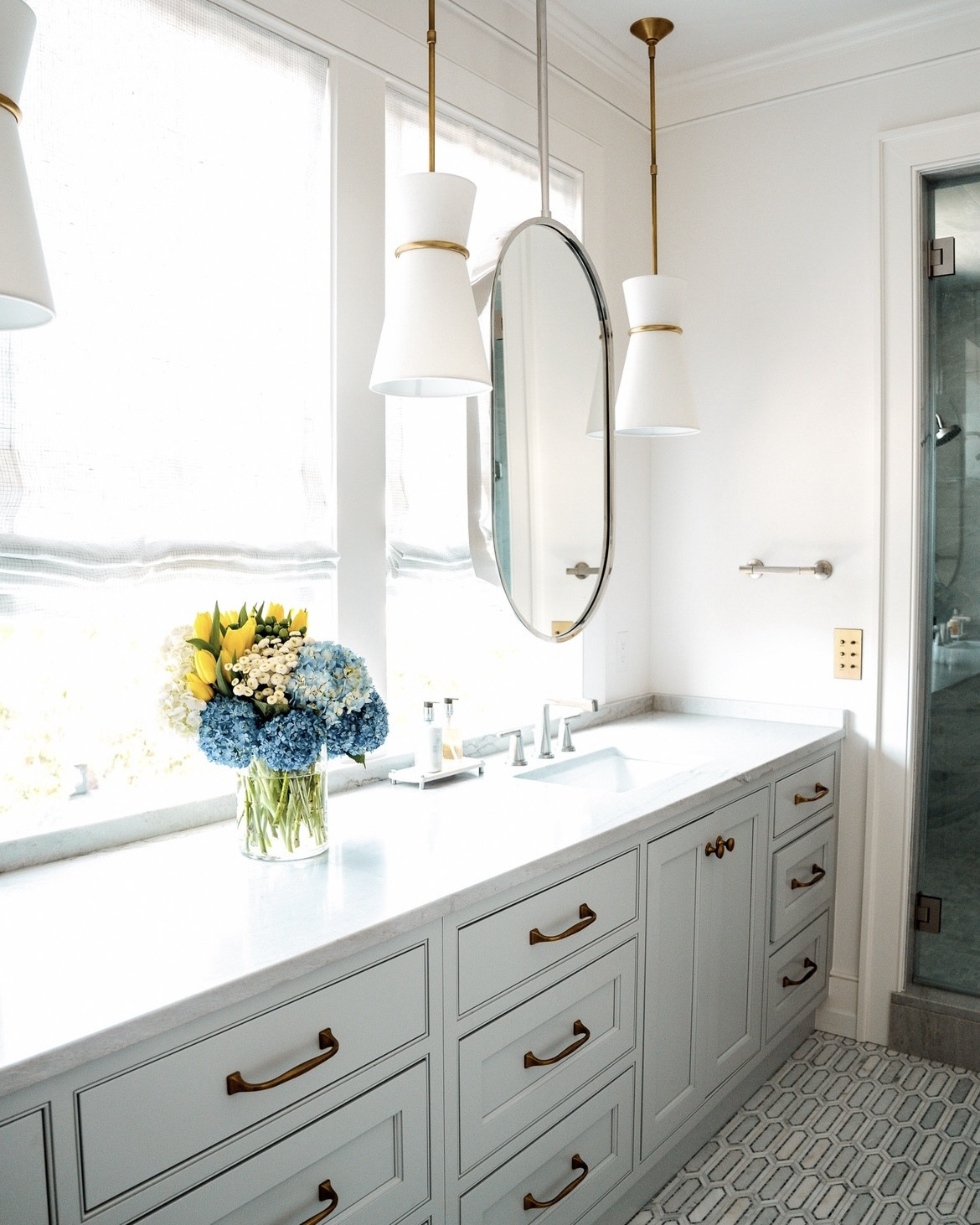 Primary closet and primary bath inspiration from our Downtown Dreamer project! 
#thegsdowntowndreamer #primarybath #primarycloset #homeorganization

#LTKHome #LTKMens #LTKFamily