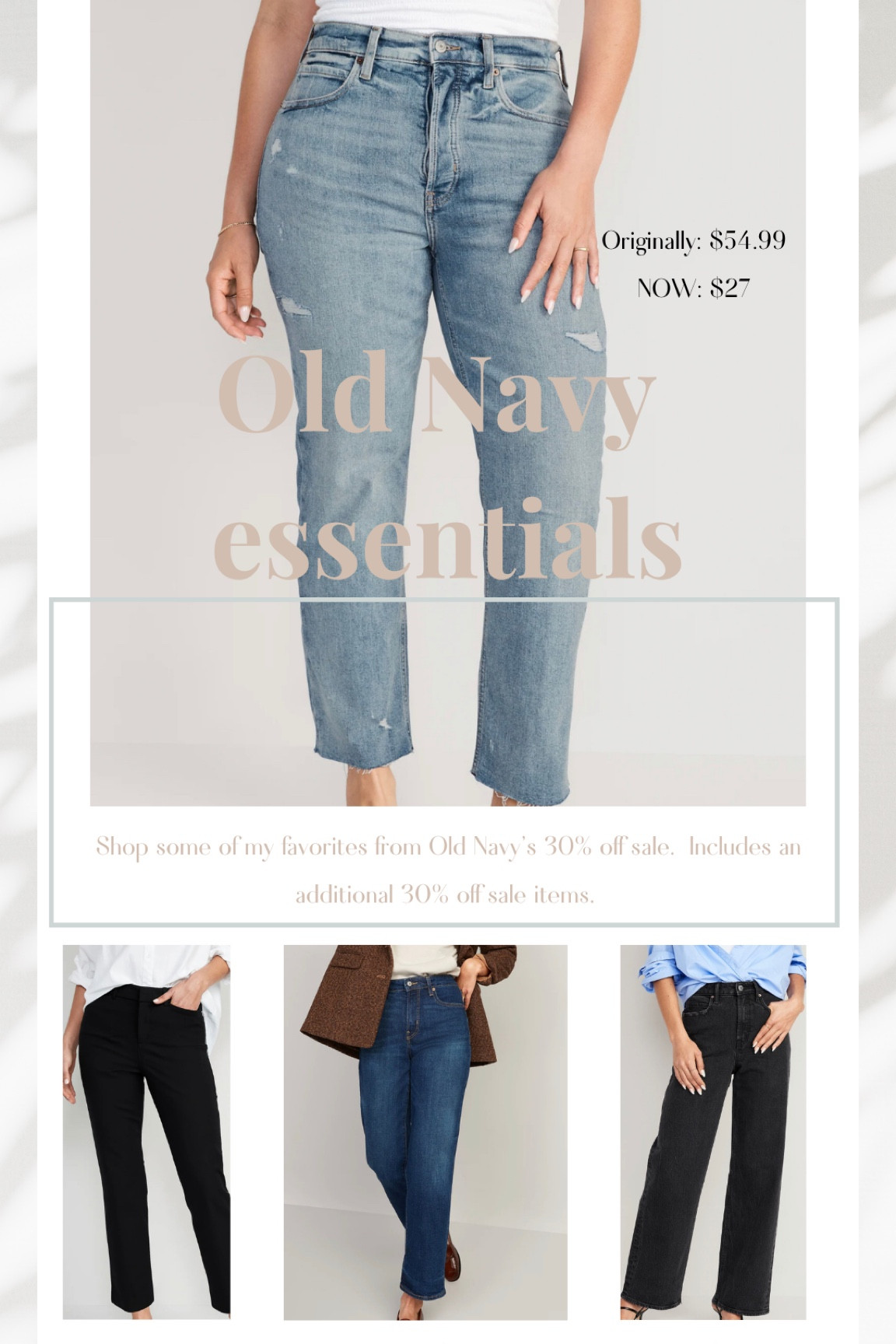 Shop some of my favorites from Old Navy’s 30% off sale. Includes an additional 30% of select sale items. 

#LTKSale #LTKBacktoSchool #LTKworkwear