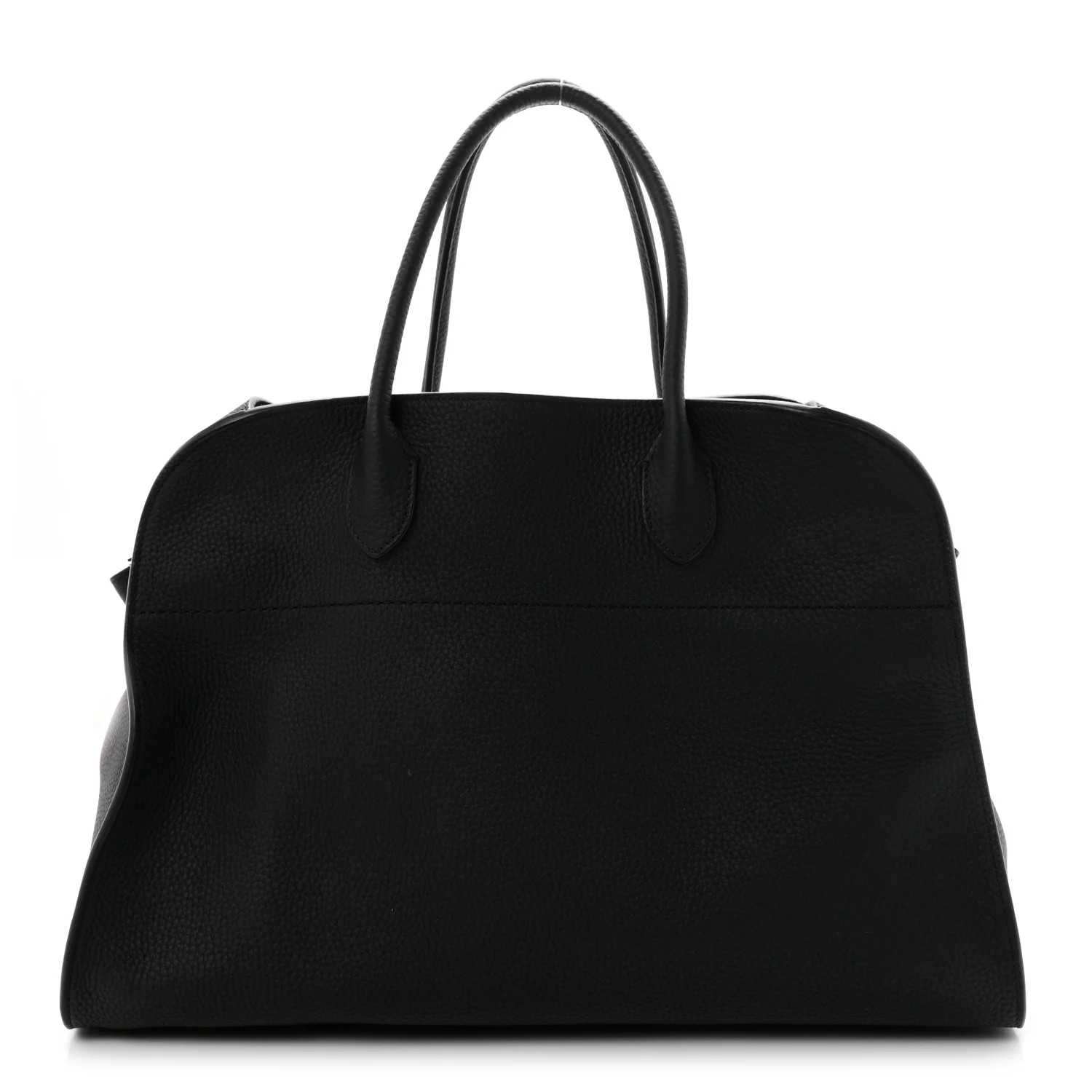 The Row Matte Grained Calfskin Soft Margaux 15 Black 1956749 | FASHIONPHILE (US)
