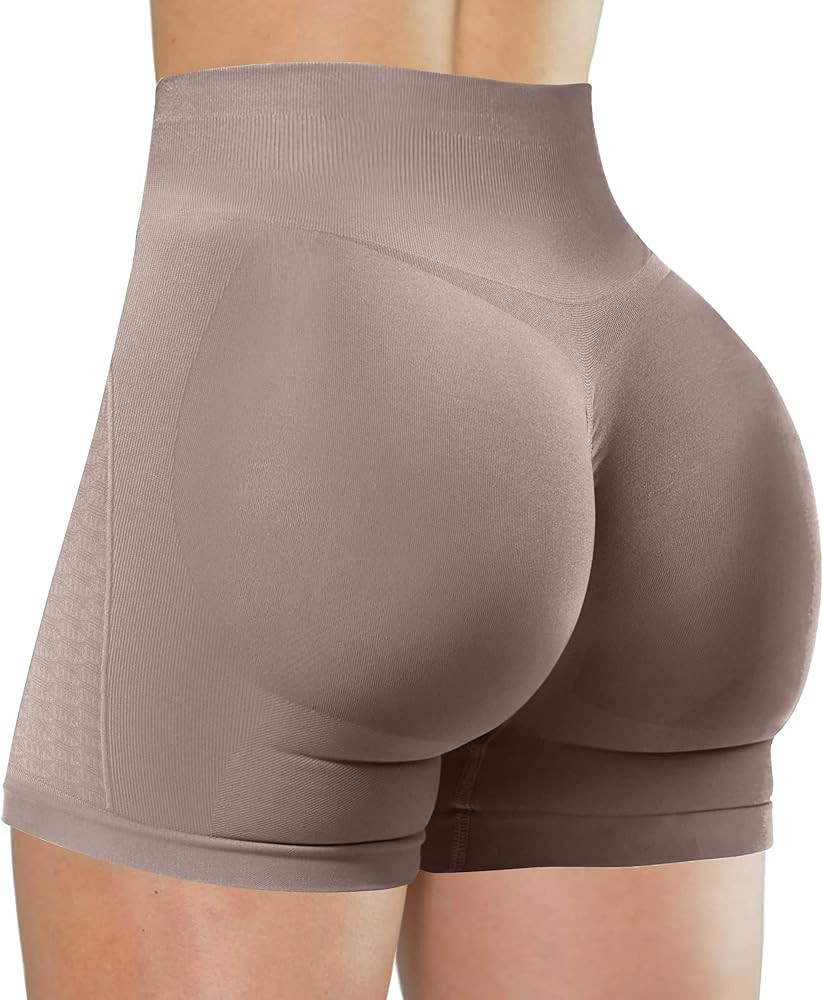 Unthewe Womens Workout Seamless Scrunch Butt Lifting Shorts High Waisted Tummy Control Gym Yoga S... | Amazon (US)