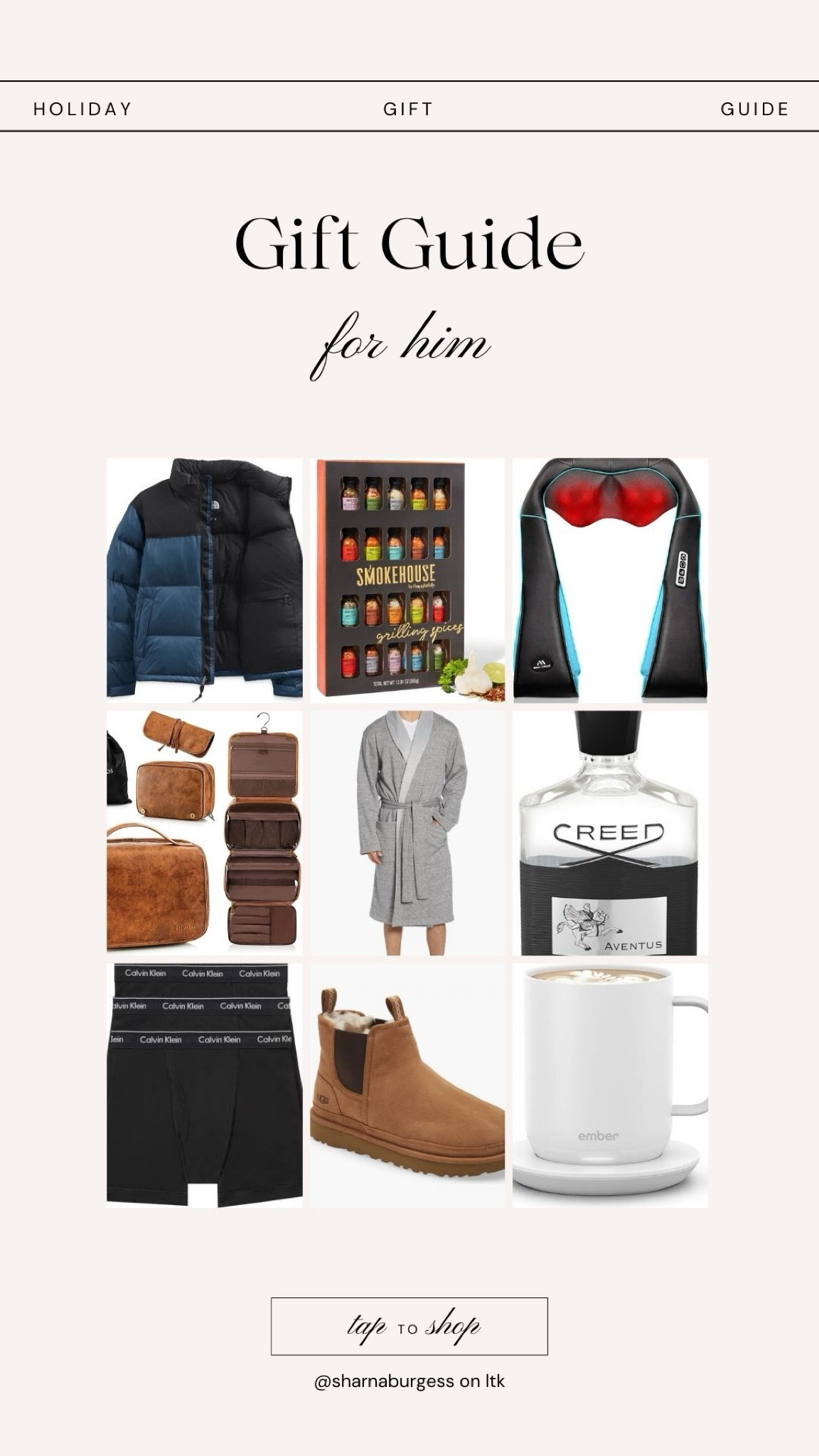Gift guide / for him / for dads, husband, brother, father in laws, etc! 

#LTKGiftGuide #LTKHoliday #LTKmens