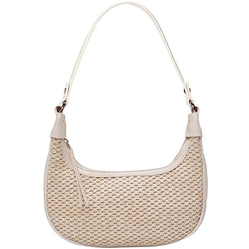 RTGGSEL Boho Summer Retro Women's Straw Rattan Beach Tote Bag Crossbody Shoulder Bags Hobo Undera... | Amazon (US)