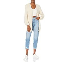 The Drop Women's Mirabelle Long Bell Sleeve Open Front Cozy Cardigan | Amazon (US)