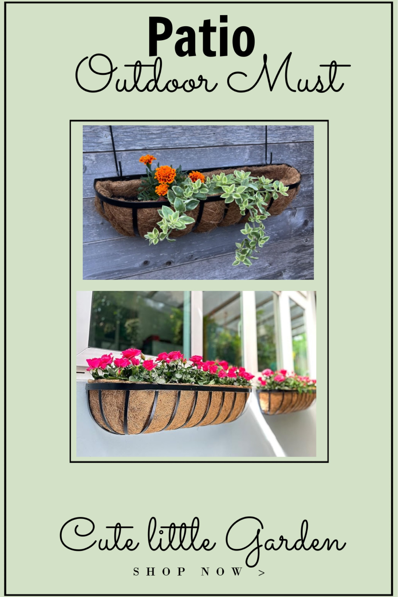 Bring the nature everywhere! This cute flower box can add the touch of plants and flowers that you space need ! 
#patiodecor

#LTKSeasonal #LTKHome #LTKStyleTip