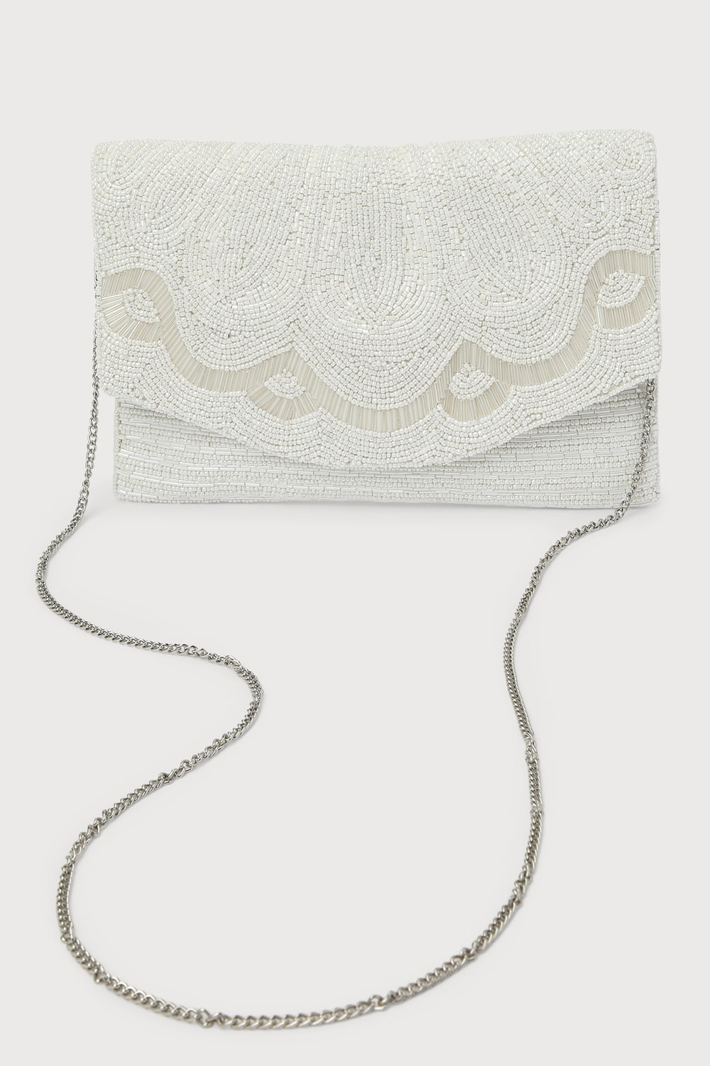 Blissful Aura Ivory Beaded Clutch | Lulus (US)