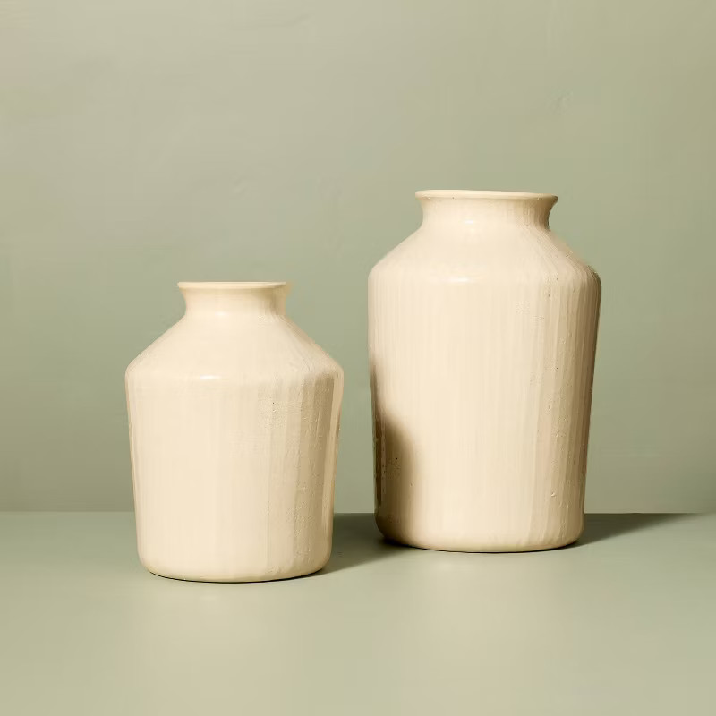 Textured Ceramic Decorative Vase - Hearth & Hand™ with Magnolia | Target