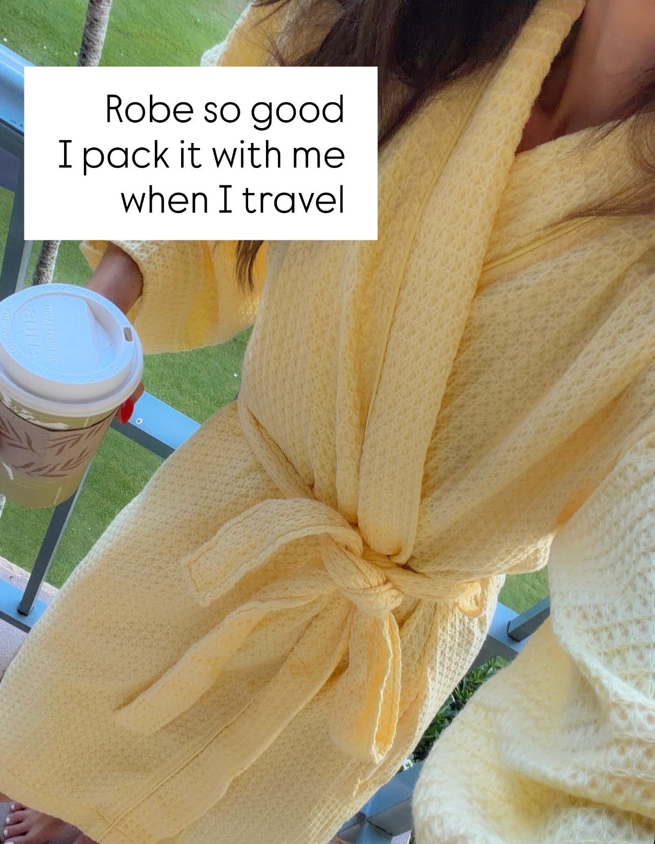 This waffle robe is one of my favorite travel essentials. It’s lightweight, packs easily in my suitcase, and makes slow mornings with coffee on vacation feel even better.

Travel robe, Waffle robe, Amazon home find, Travel essentials, Vacation must haves, Hotel style, Cozy robe, Self care essentials, Lightweight robe, Resort travel, Loungewear, annabrstyle

#LTKmorningroutine #LTKgrwm #LTKTravel