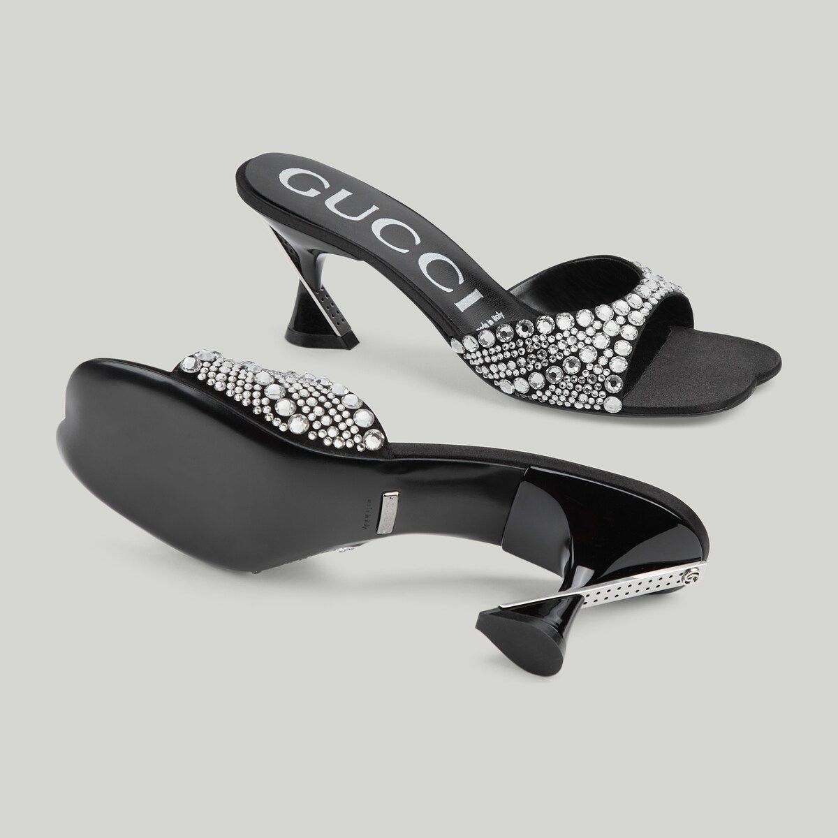 Women's slide sandal with crystals | Gucci (US)