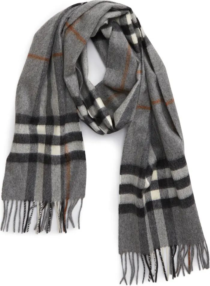 Burberry Giant Icon Check Cashmere Scarf | Nordstrom | Nordstrom