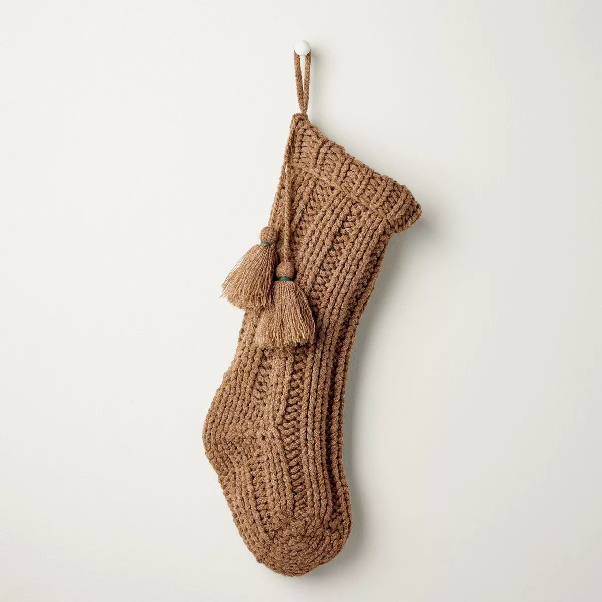 Chunky Rib Knit Christmas Stocking - Hearth & Hand™ with Magnolia | Target