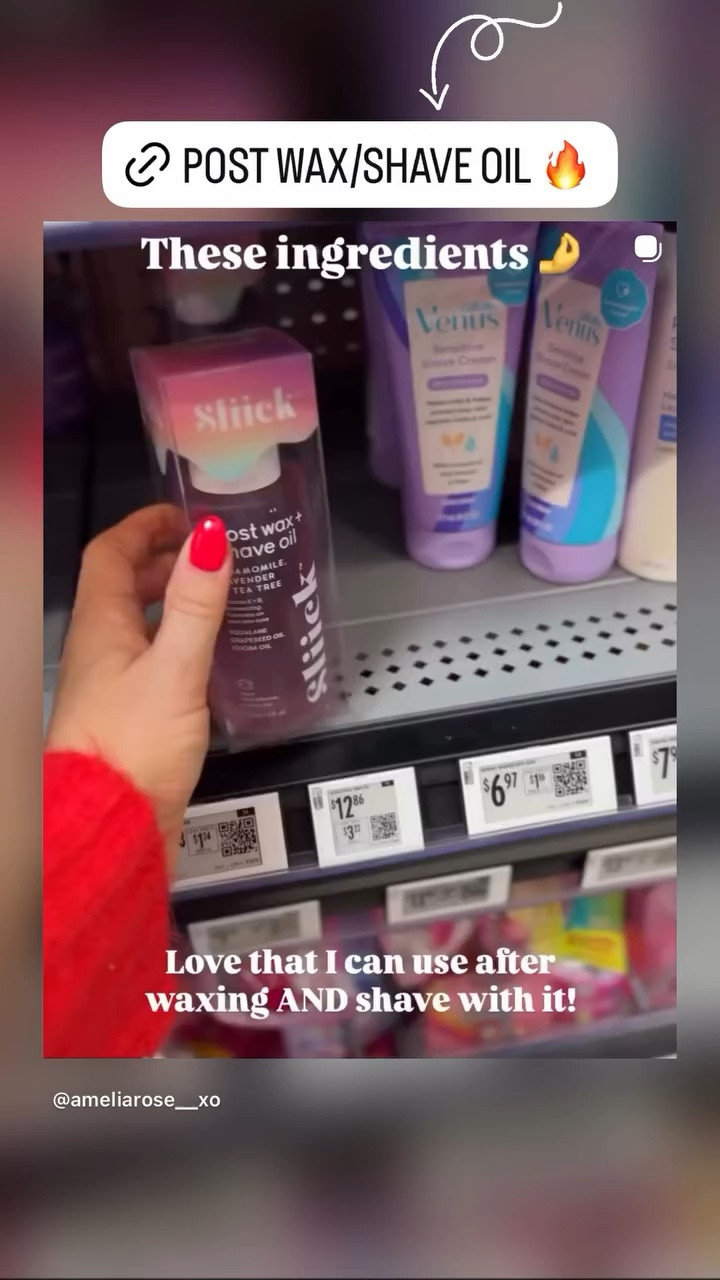Clean beauty 👏 yes, Please! And this oil has been a go to!! Perfect after waxing and gives a great shave, but I also leave it in the shower and use it all over after I dry off 👌

#LTKBeauty #LTKselfcare #LTKSwim