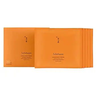Sulwhasoo Concentrated Ginseng Renewing Sheet Masks: Nourish, Hydrate, Visibly Firm, 5 pc. | Amazon (US)