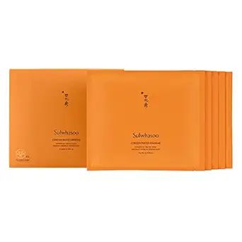 Sulwhasoo Concentrated Ginseng Renewing Sheet Masks: Nourish, Hydrate, Visibly Firm, 5 pc. | Amazon (US)
