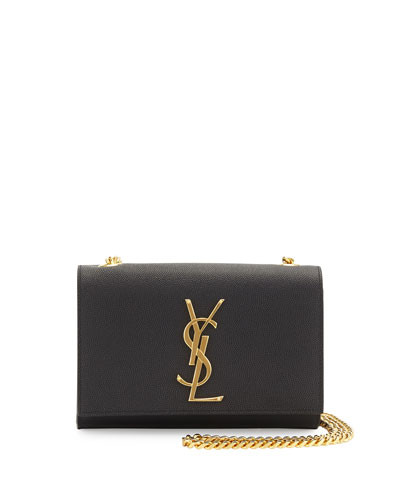 Monogram Leather Crossbody Bag, Black | Neiman Marcus