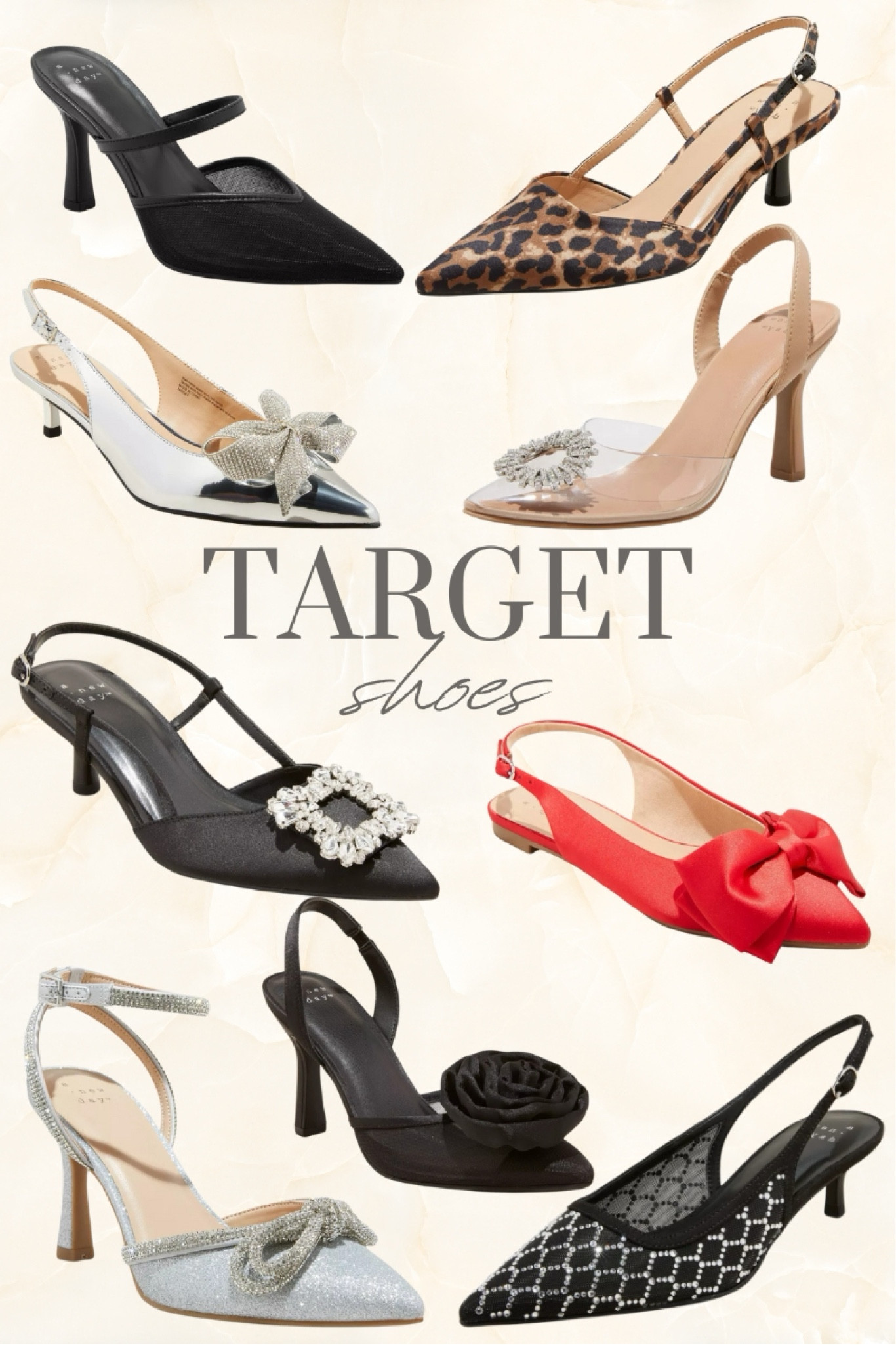 Doing some last minute Cyber Monday deal hunting? These are some of my favorite Target finds 😍 These heels are perfect for holiday party season. All normally around $30 (some $40), which is already super affordable, but they’re half off for Cyber Monday, so hurry and add to cart! 🛒 

Affordable fashion finds, Target style, Target heels, holiday party accessories 

#LTKFindsUnder50 #LTKCyberWeek #LTKShoeCrush