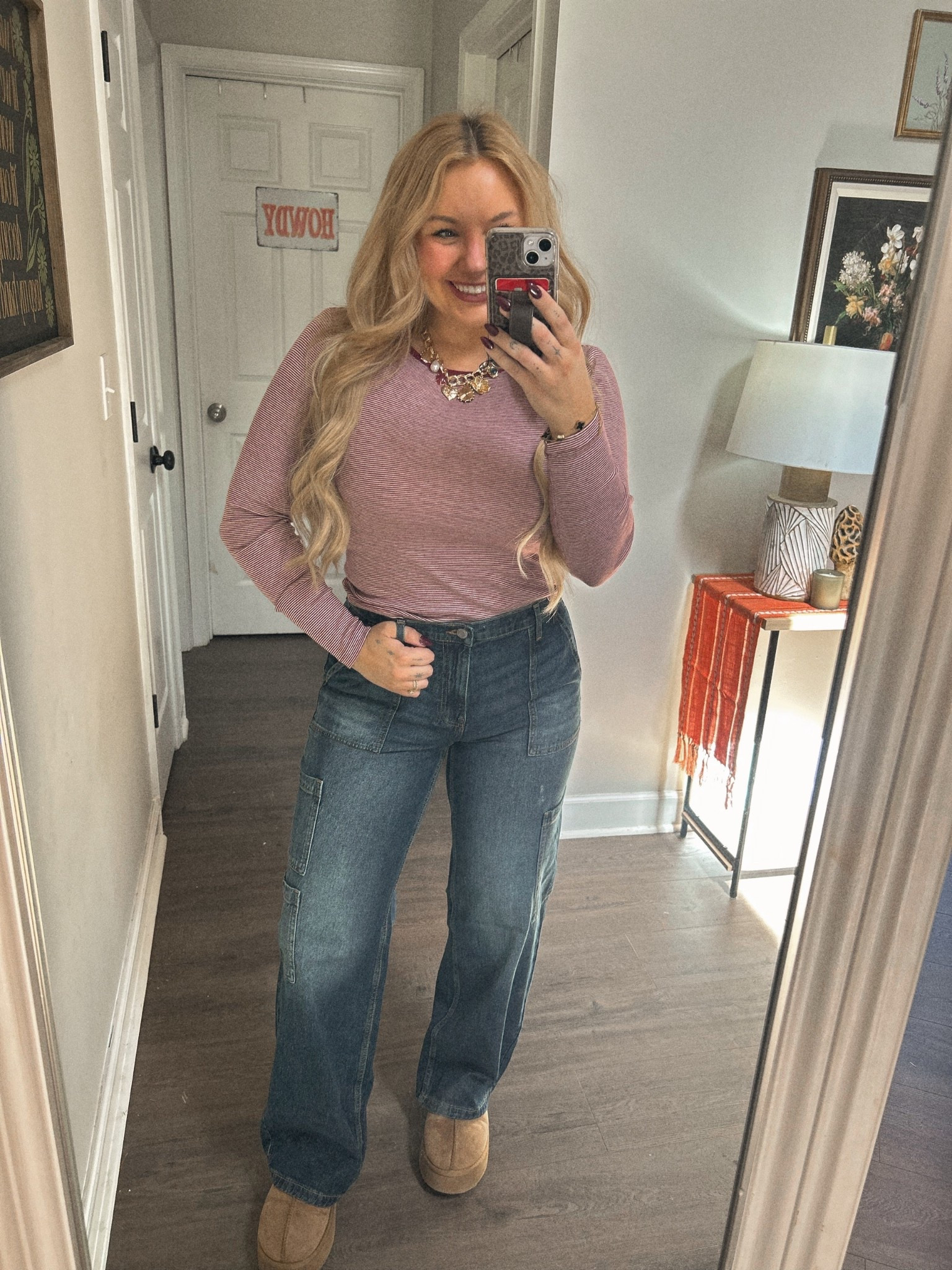 Cute and comfy outfit! Walmart head to toe! Size medium in top and cargos! 

#LTKStyleTip #LTKMidsize #LTKSeasonal