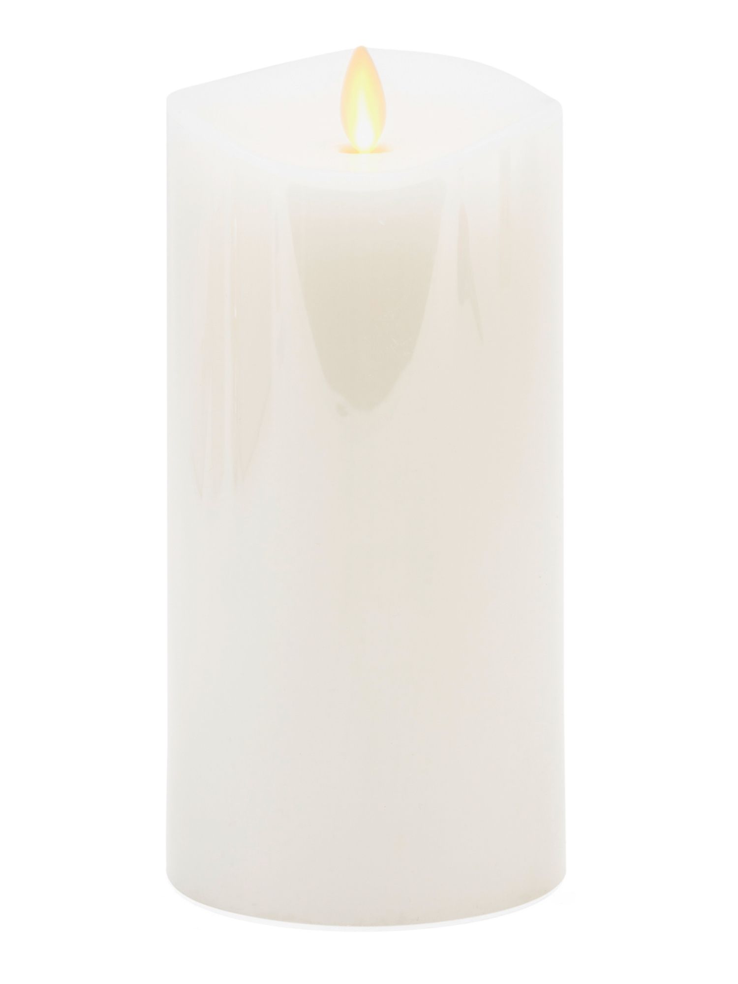 7.5in Smooth Vanilla Honey Led Pillar Candle | TJ Maxx