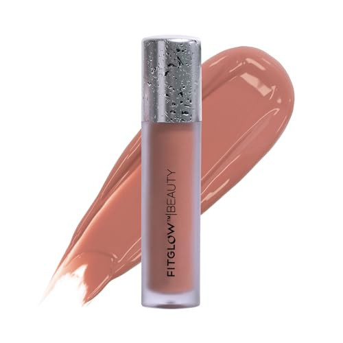 FITGLOW Beauty Lip Colour Serum | Hydrating Lip Gloss | Plumping Anti-Aging Lip Treatment | Natural Shine with Pomegranate Sterols & Collagen | Buildable Color for Dry Chapped Lips | Buff - 10g | Amazon (US)
