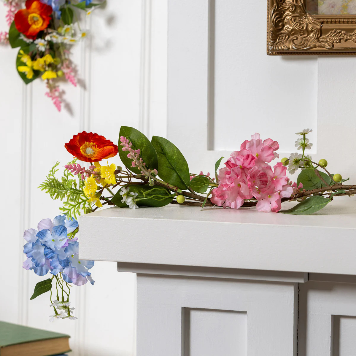 Petal & Plow Garland Artificial Floral, 72"L | Plow & Hearth