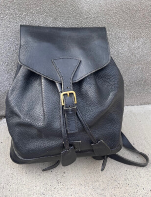 black leather backpack purse ebay Wesccimo Genuine for Women, structured silhouette with the enduring quality of premium Italian craftsmanship LeftCoastRevivals on LTK