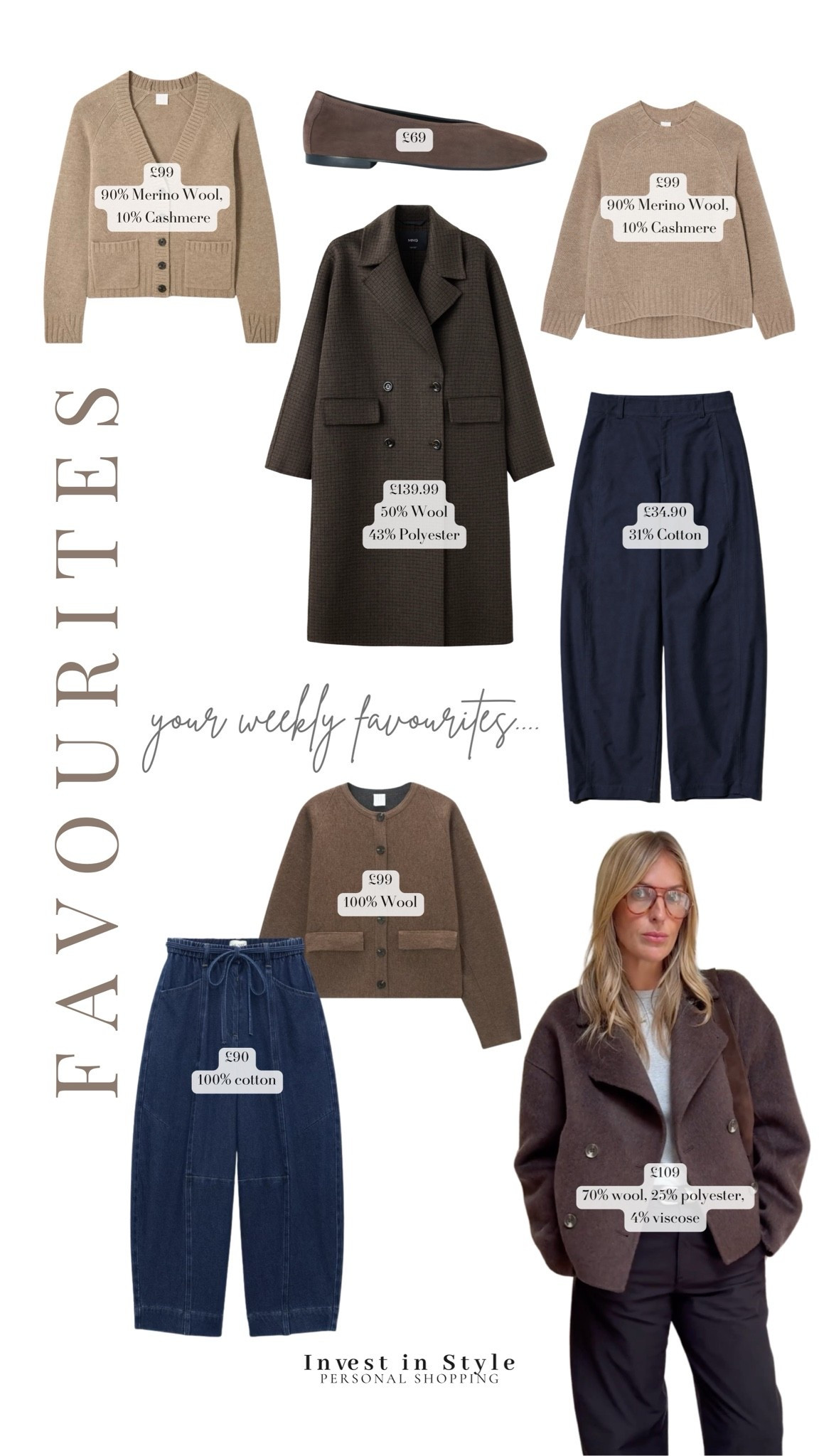 Your weekly faves 🤎

Autumn jackets, autumn coat, wool coat, barrel leg jeans, barrel leg trousers, maxi coat, cardigan, crew neck jumper, wool jumper

#LTKuk #LTKautumn #LTKjeans