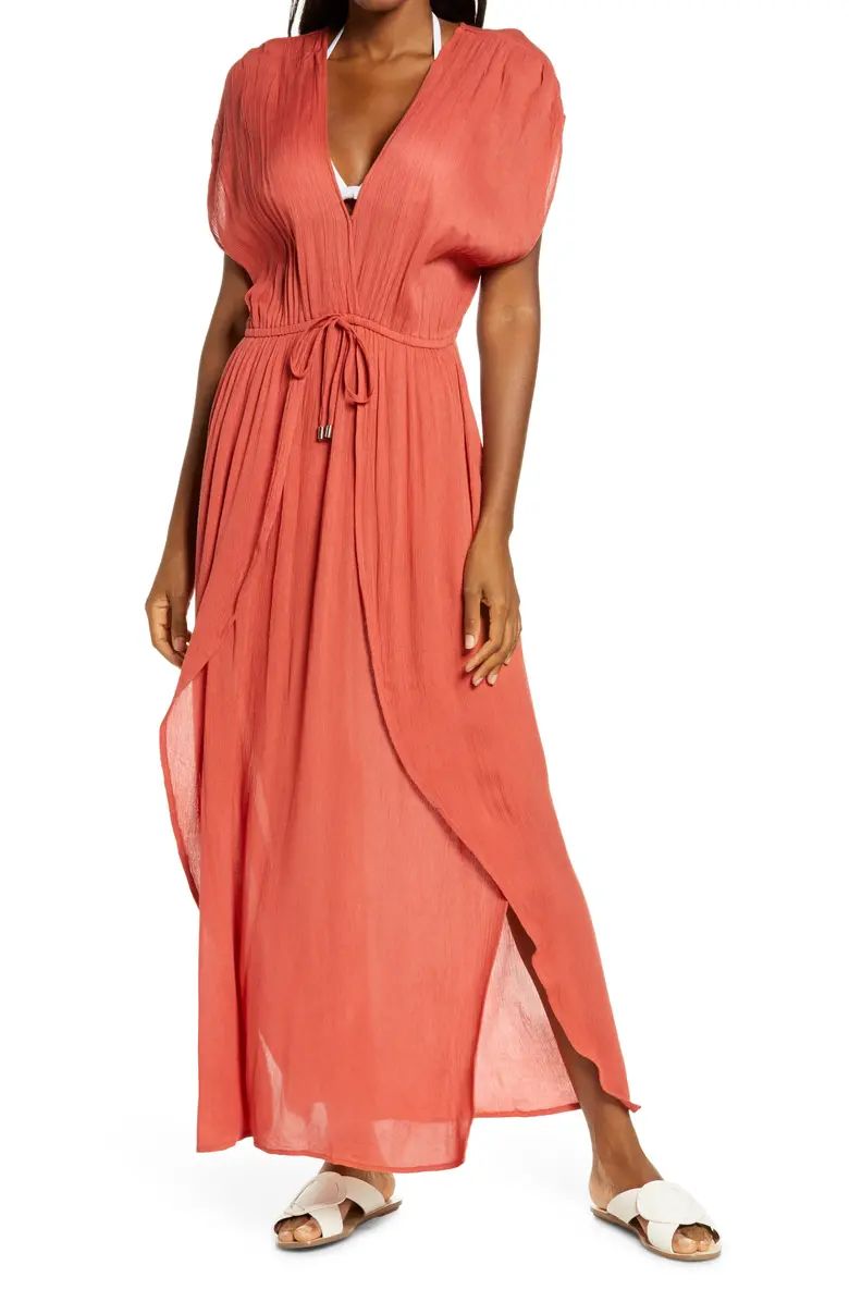 Wrap Maxi Cover-Up Dress | Nordstrom