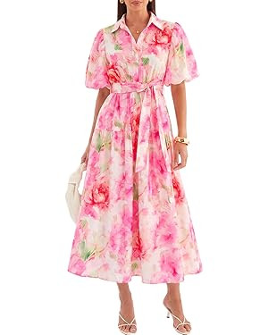 Sissyaki Women's Floral Maxi Dress 2026 Summer Spring Wedding Guest Dress | Amazon (US)