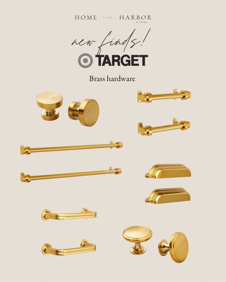 New finds from Target! Affordable pretty brass hardware. $10-$20! 

#knobs #pulls #homerefresh 

#LTKfindsunder50 #LTKstyletip #LTKhome