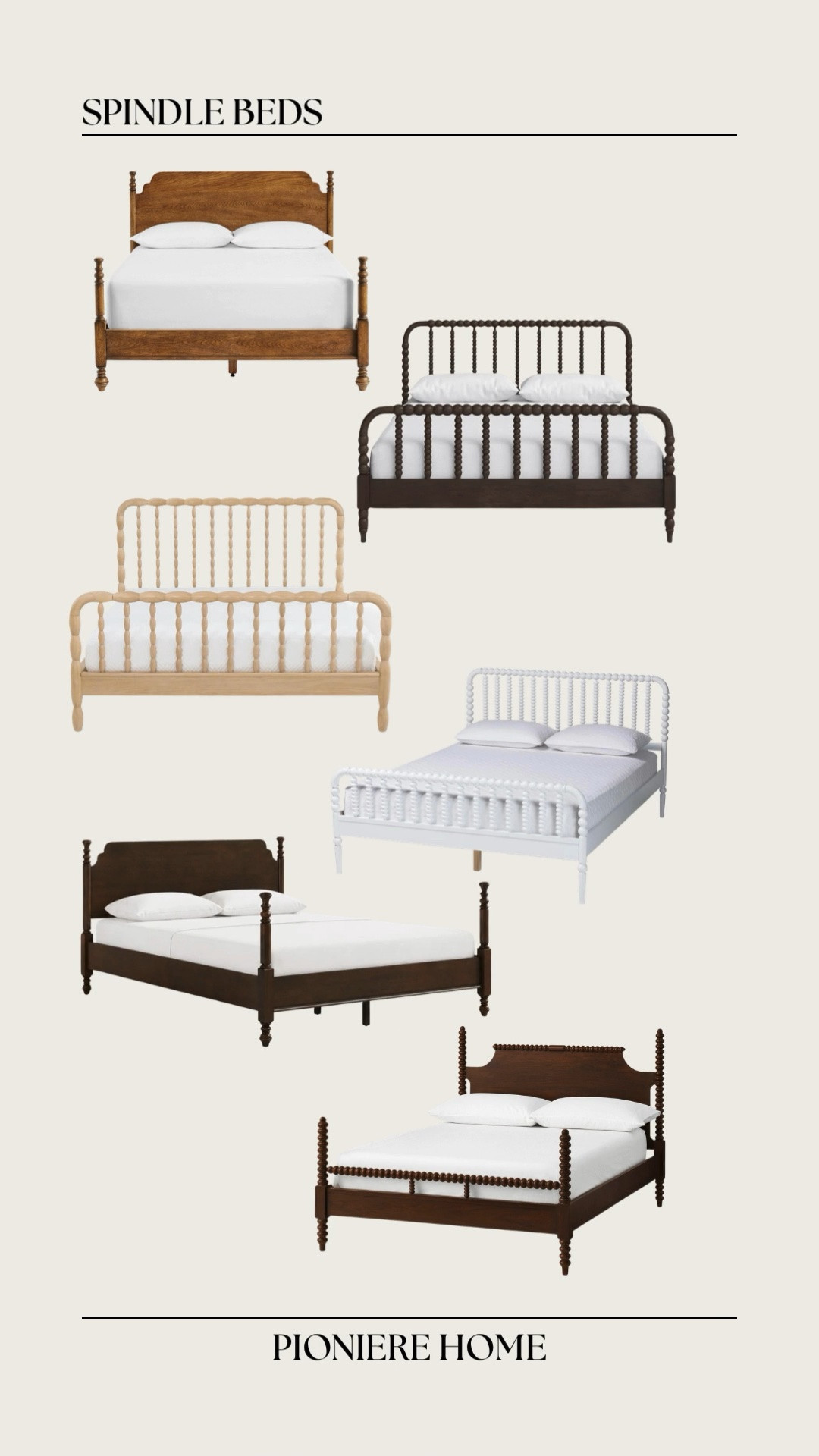 Spindle beds. Traditional bed frames, kids beds, wood bed frames.

#LTKSeasonal #LTKHome #LTKSaleAlert