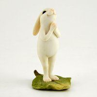 Yoga Bunny Standing Namaste, Fairy Garden | Etsy (US)