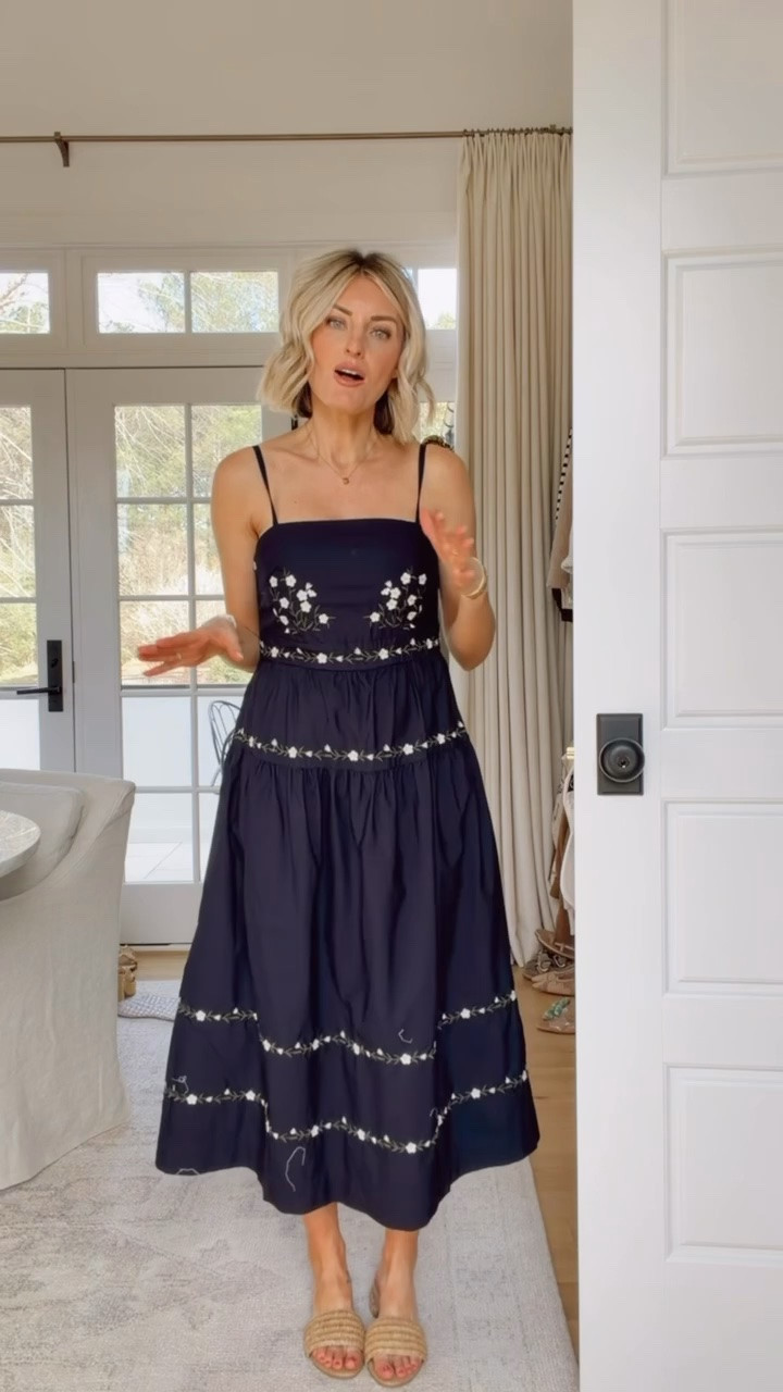 I can’t believe this dress is Walmart! The quality is so good - the dress is 100% cotton and the embroidery is so luxe 😍 wearing XS 

Loverly grey, Walmart navy dress, poplin maxi dress, Walmart affordable fashion finds, staple capsule wardrobe, dress under 40 women

#LTKSeasonal #LTKWorkwear #LTKootd