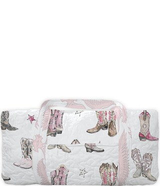 Thunder Boots Pink Quilted Weekender Duffle Bag | Dillard's