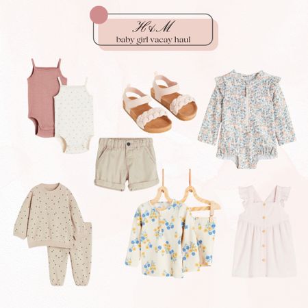H&M baby girl vacation haul! Here are some styles I got for an upcoming trip with Emmy! I sized up to 2T for her so it would all fit in the summer too!

#LTKtravel #LTKkids #LTKbaby