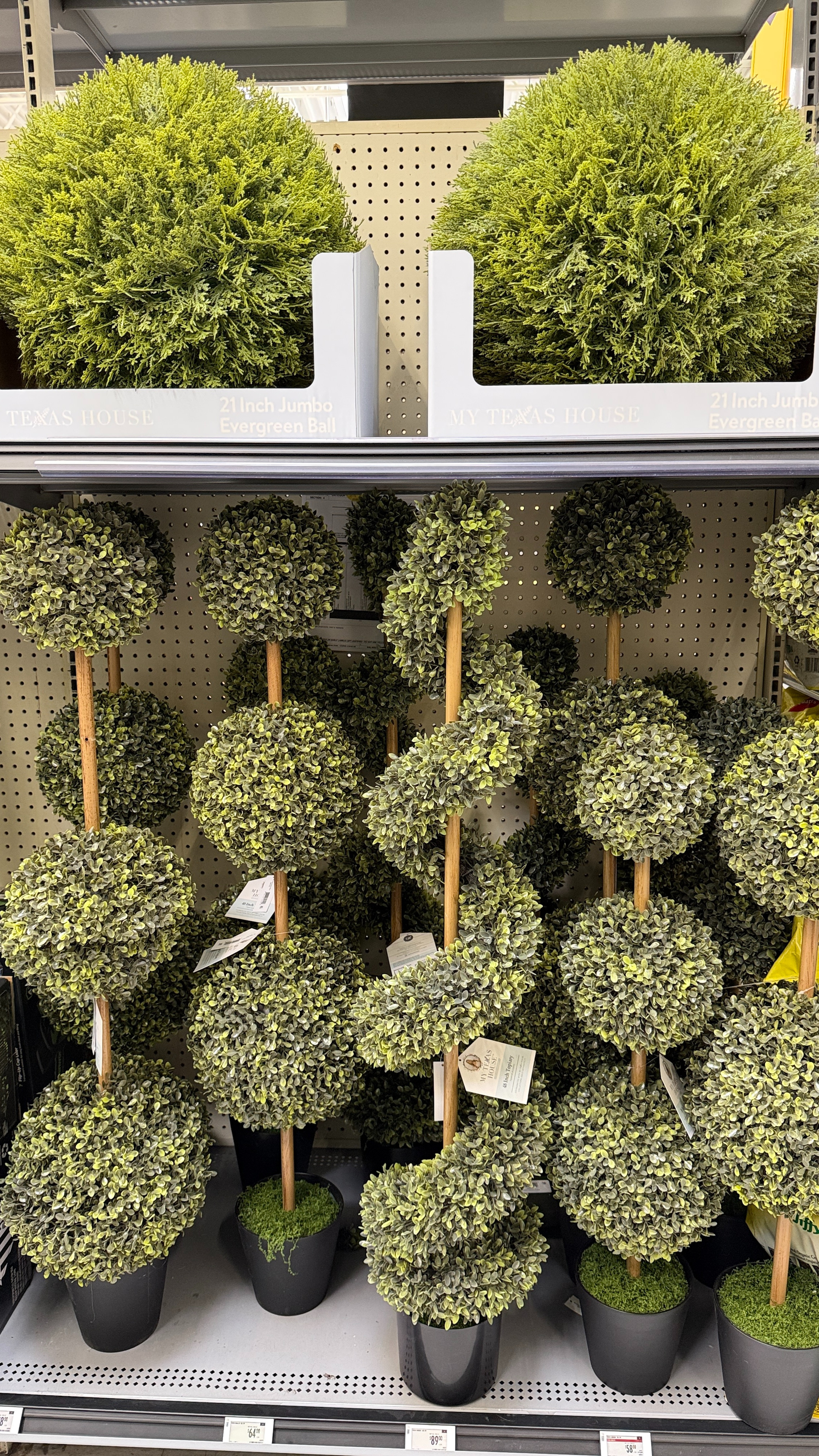 Walmart New Boxwood topiary, Artificial Boxwood Topiary Outdoor, Boxwood Topiary Tree Outdoor, Walmart Topiary, My Texas House 36" Ball Boxwood Topiary, My Texas House 21" Artificial Evergreen Cyprus Ball 

 