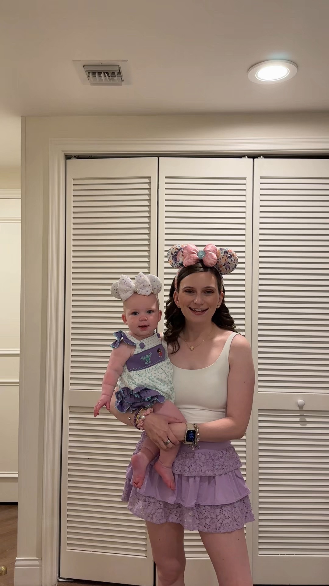•Mommy and me Disney outfit of the days! The cutest coordinating mom and mini outfits for a day at Epcot.💜🌐•

#LTKKids #LTKBaby