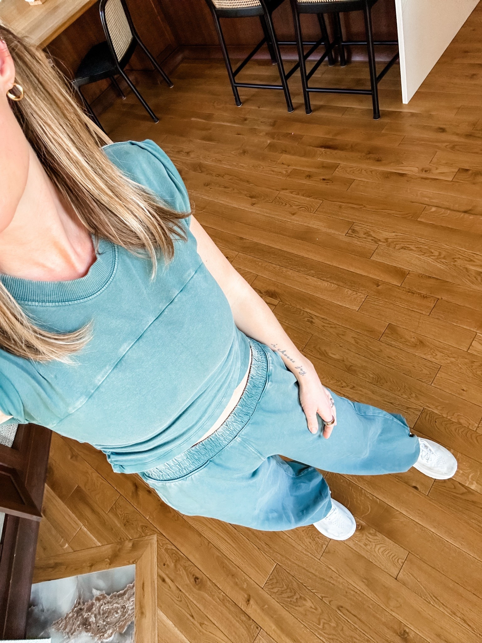 Love this free people set! It fits perfectly. The waistband is everything. And flattering cut on the belly  

#LTKmomlife #LTKFindsUnder100 #LTKdayinmylife